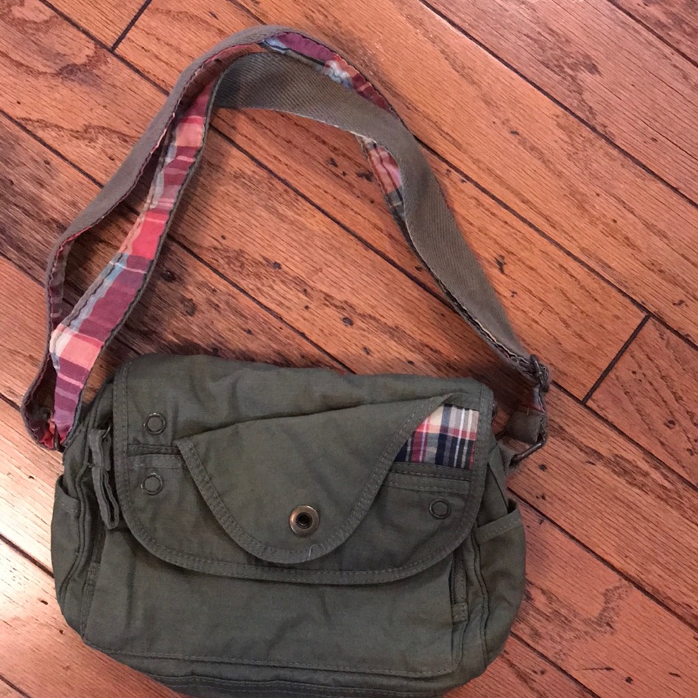 Mud Olive Green Crossbody Purse